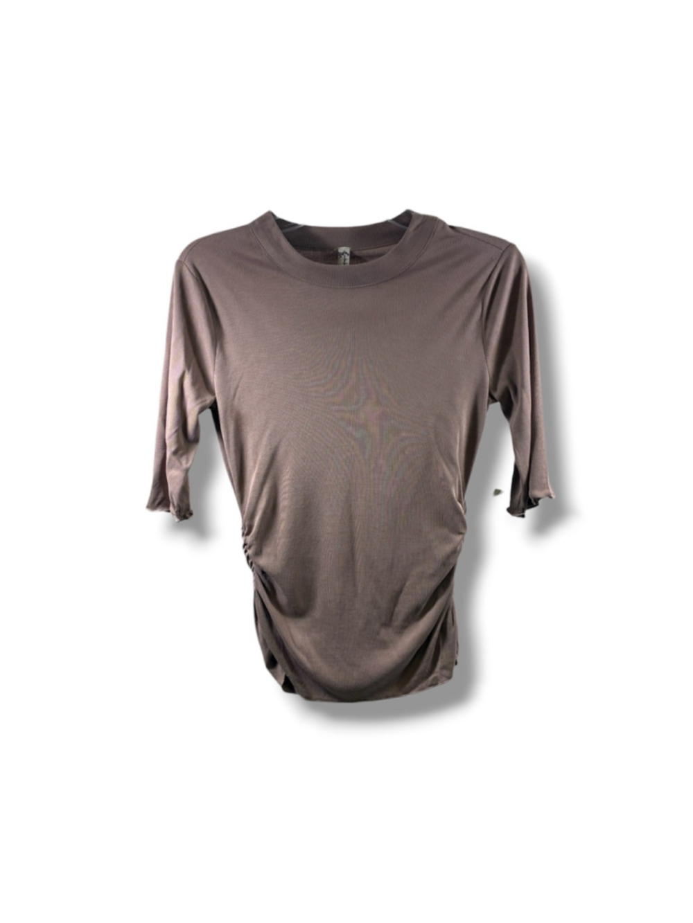 Intimately Free People NWT Coyote Ribbed Long Sleeve Tee in Brown Size M